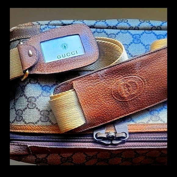 ๐ฎ๐น ๐ฅ Rare Gucci Vintage Large  Messenger Bag Zippered Case  ๐ฎ๐น ๐ฅ - Picture 4 of 16